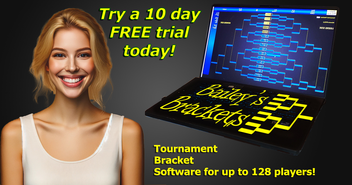 Free Tournament Software Trial Baileys Brackets 